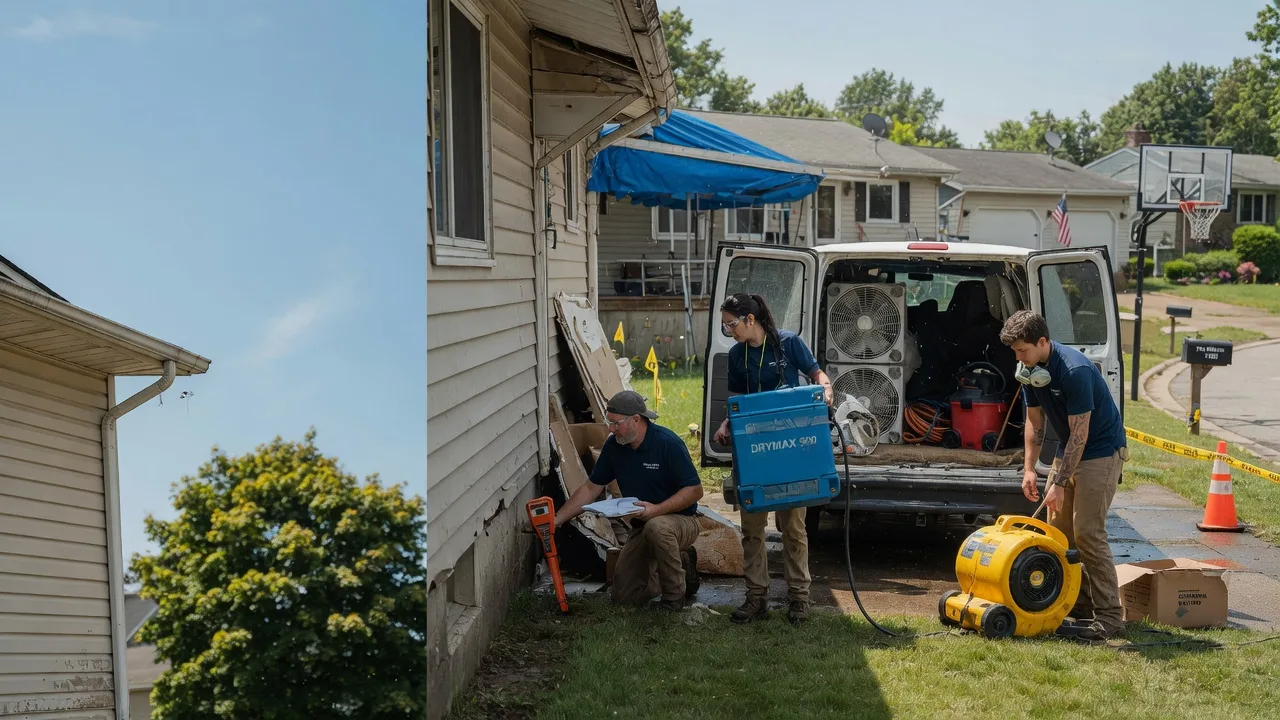 Ceiling Leak Cleanup in Green Springs, OH near me
