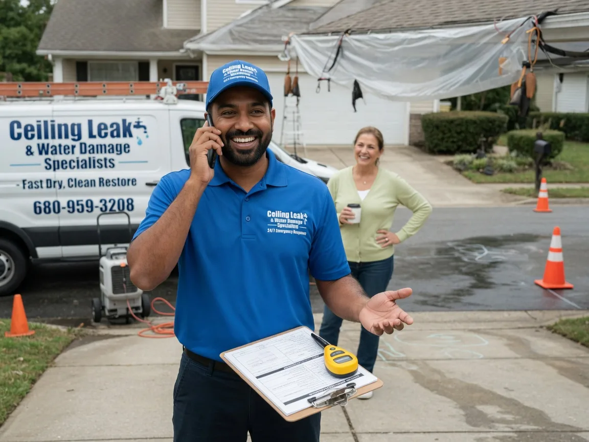 Ceiling Leak Cleanup Green Springs, OH FAQs